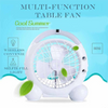 Portable Mini Fan with Led Light JR-5500