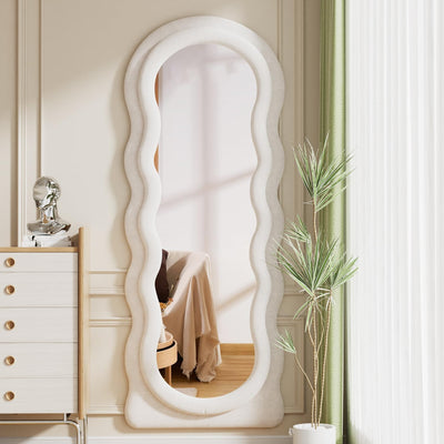 Irregular Wavy Shape Full Length Mirror
