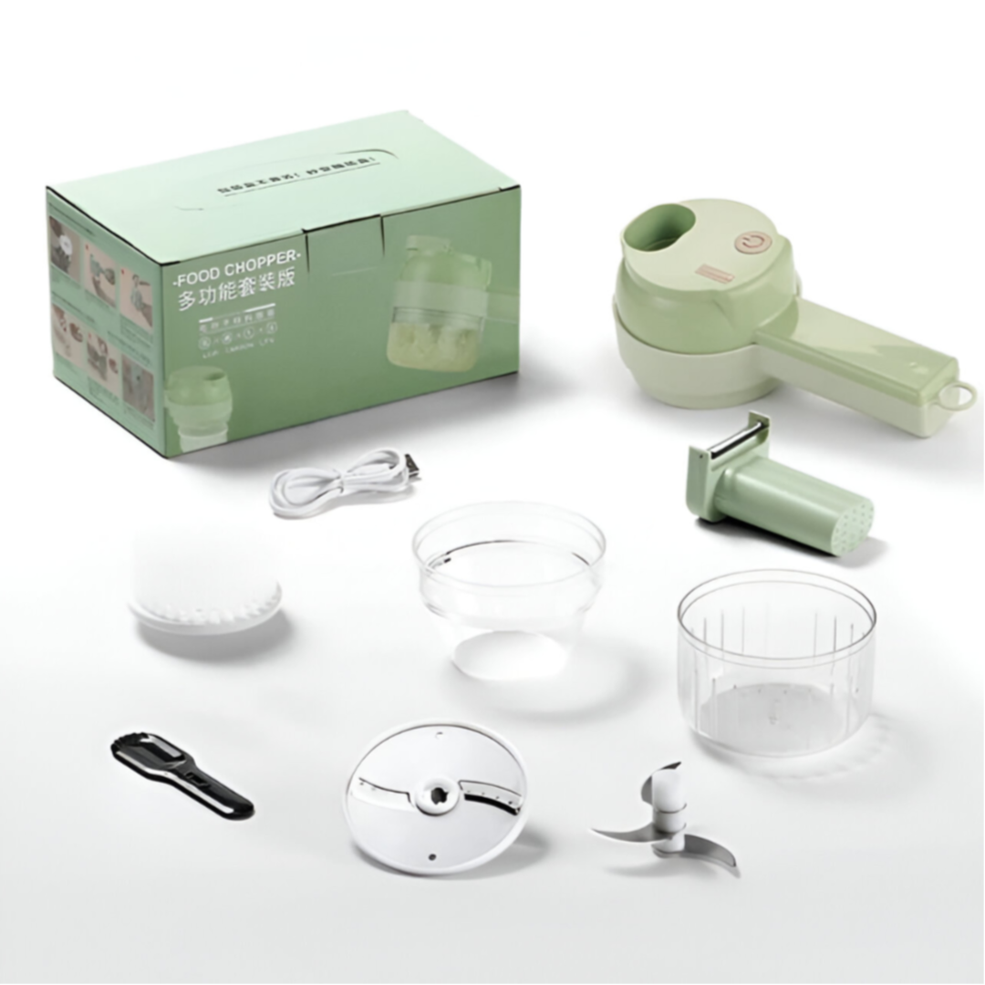 4-in-1 Electric Handheld Food Chopper