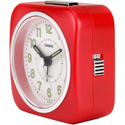 Casio Analog Table Clock Tq-143S-4Df Red