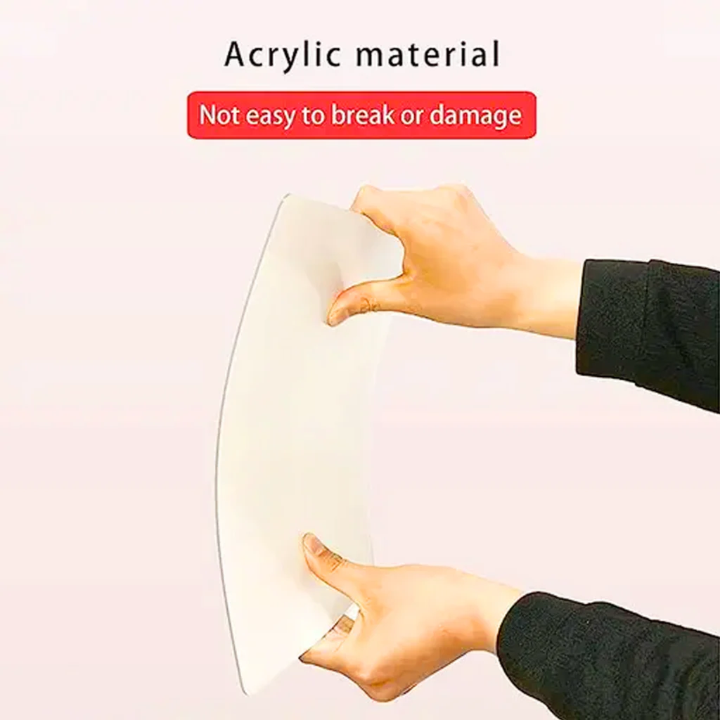 Adhesive Wall Sticker Mirror Square Shape Small