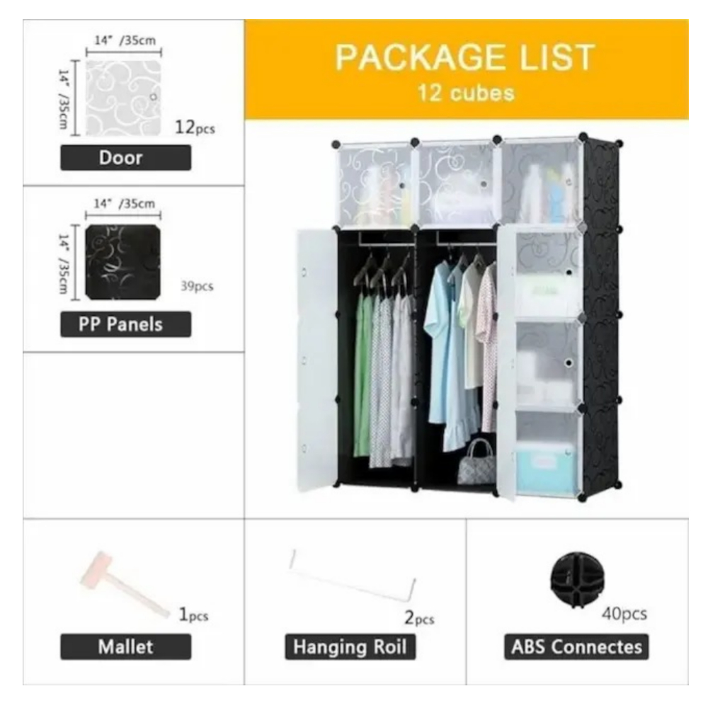 Diy Hanging Wardrobe 12 Door