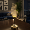 Acrylic Led Night Light Table Lamp