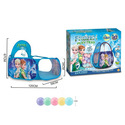 Frozen Indoor & Outdoor Kids Play Tent With 50 Balls