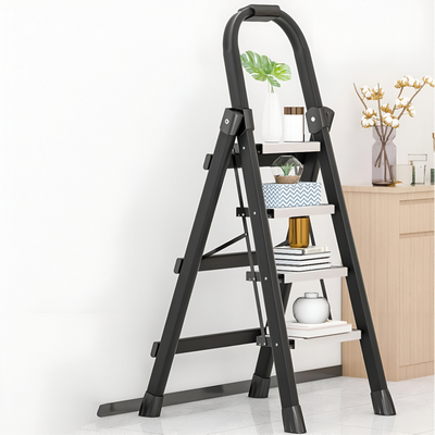 Household Aluminum Folding 4 Step Ladder