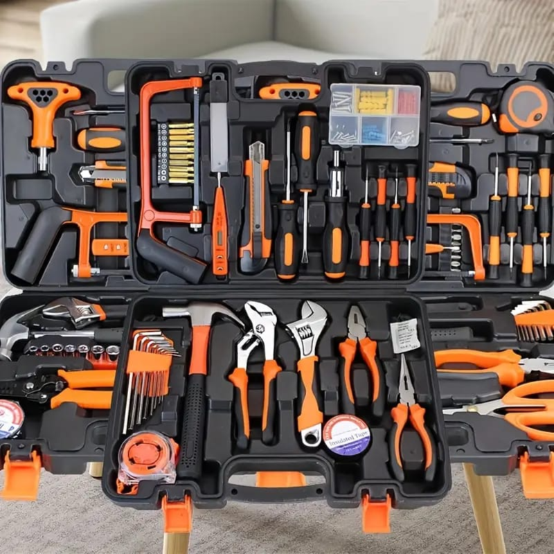 Household Hardware Tool Set Box 46 Pcs