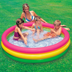 Intex Sunset Glow Three Ring Pool 114Cm X 25Cm