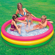 Intex Sunset Glow Three Ring Pool 114Cm X 25Cm