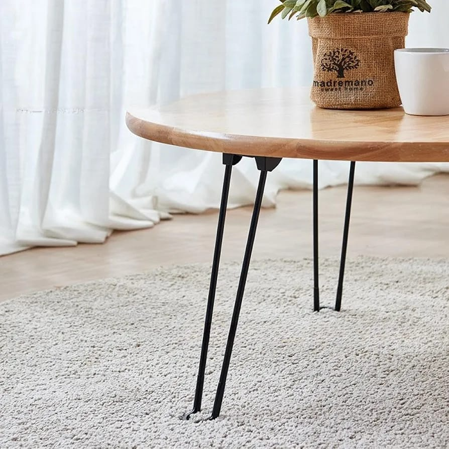 Foldable Bamboo Table Round