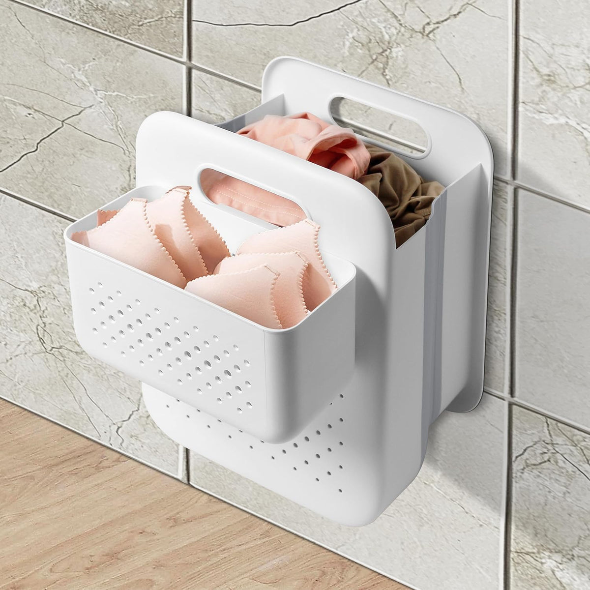 Wall Mounted Foldable Laundry Basket