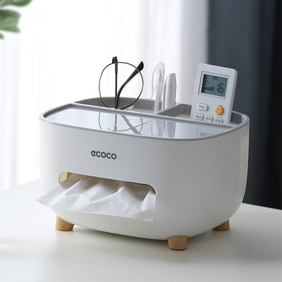 Multifunction Desktop Tissue Box