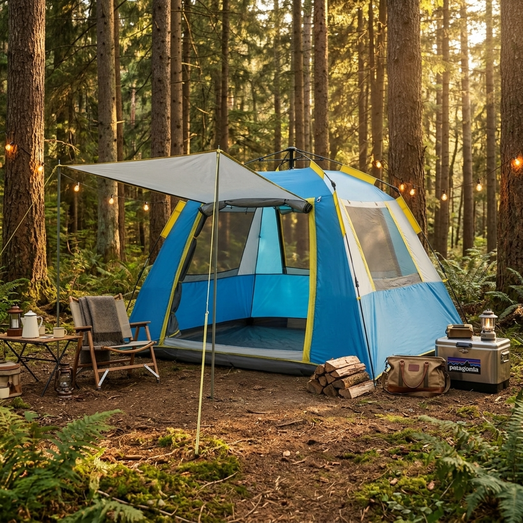 Portable Automatic Outdoor Camping Tent 222x222x150cm