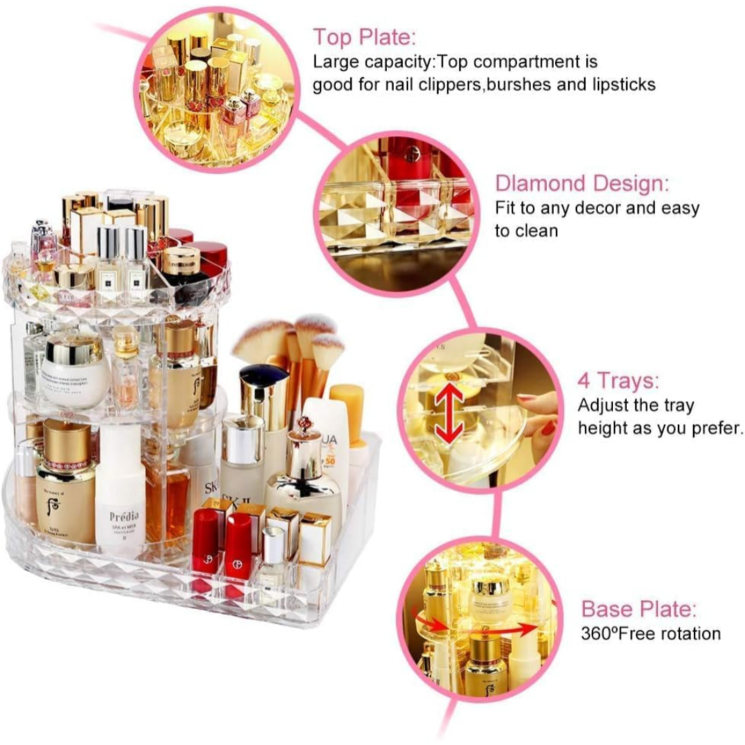 2 in 1 Cosmetic Storage box
