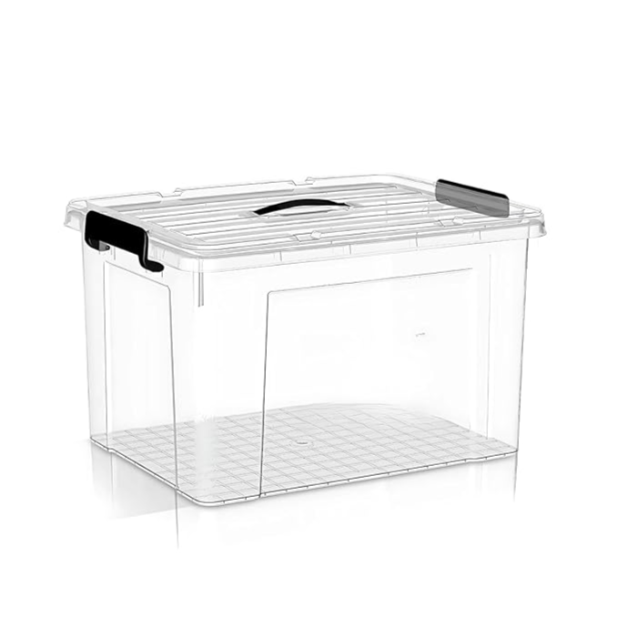 Plastic Transparent Storage Box Small 25L