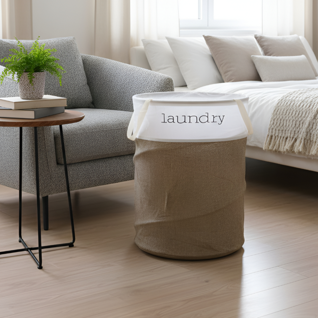 Foldable Laundry Basket Round