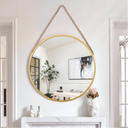Wall Hanging Mirror Round Shape