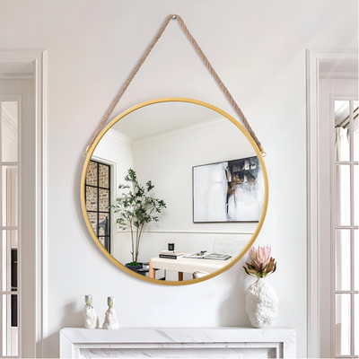 Wall Hanging Mirror Round Shape
