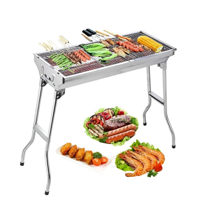 Portable Folding Bbq Grill Stainless Steel Ca-11