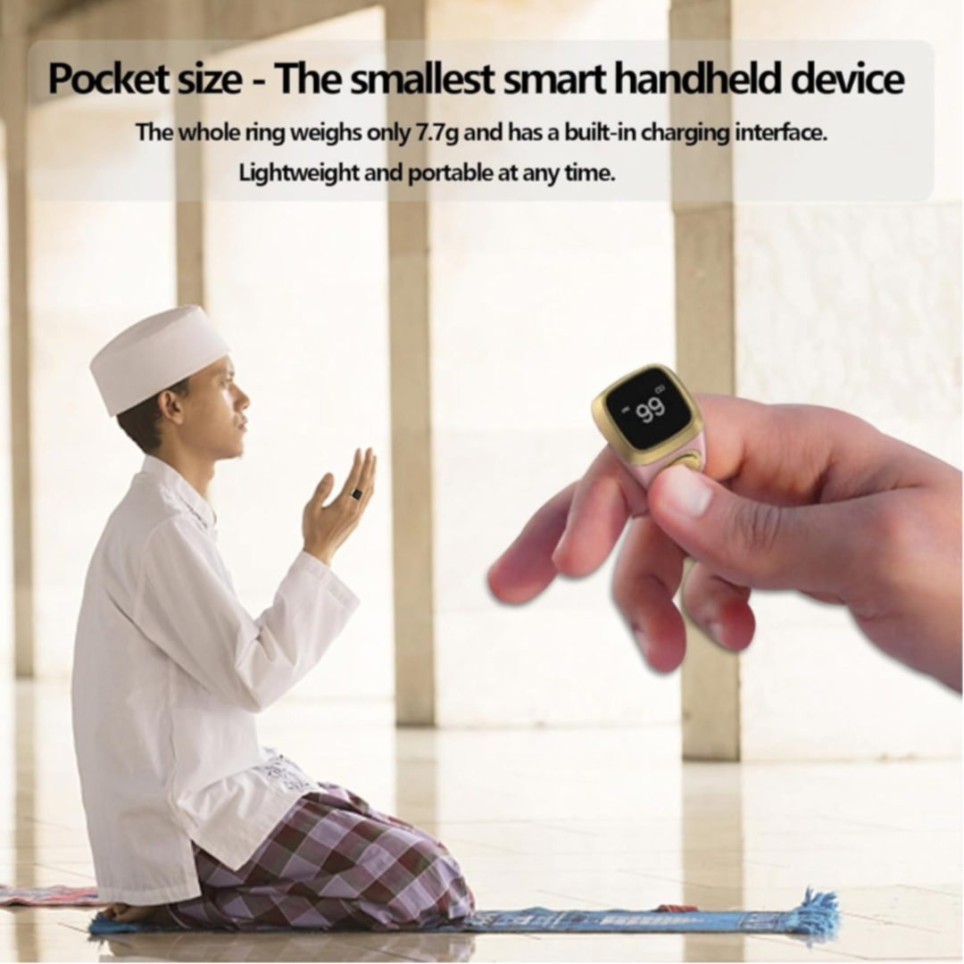 Smart Tasbih Zikr Ring