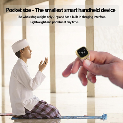 Smart Tasbih Zikr Ring