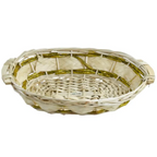 Gift Bamboo Hamper Basket Oval Shape-48X35 Cm