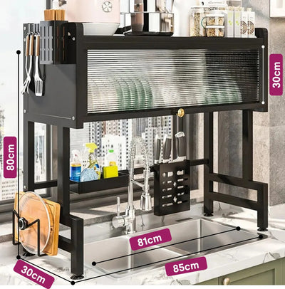 Kitchen Sink Rack With Door