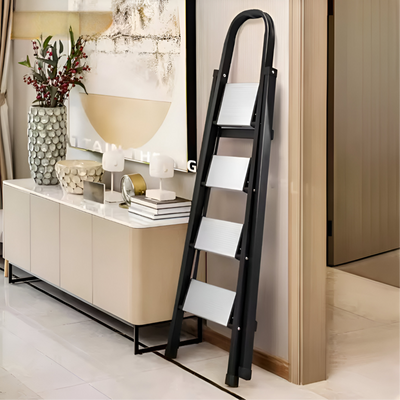 Household Aluminum Folding 4 Step Ladder