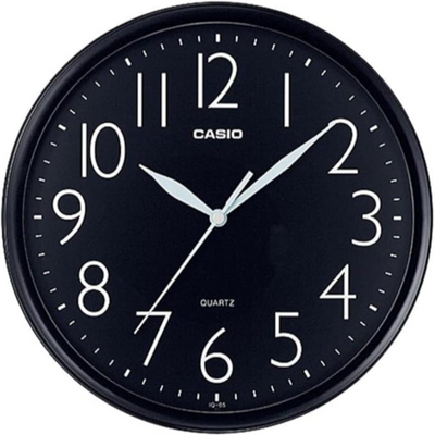 Casio Wall Clock Analog Iq-05-1Df Black