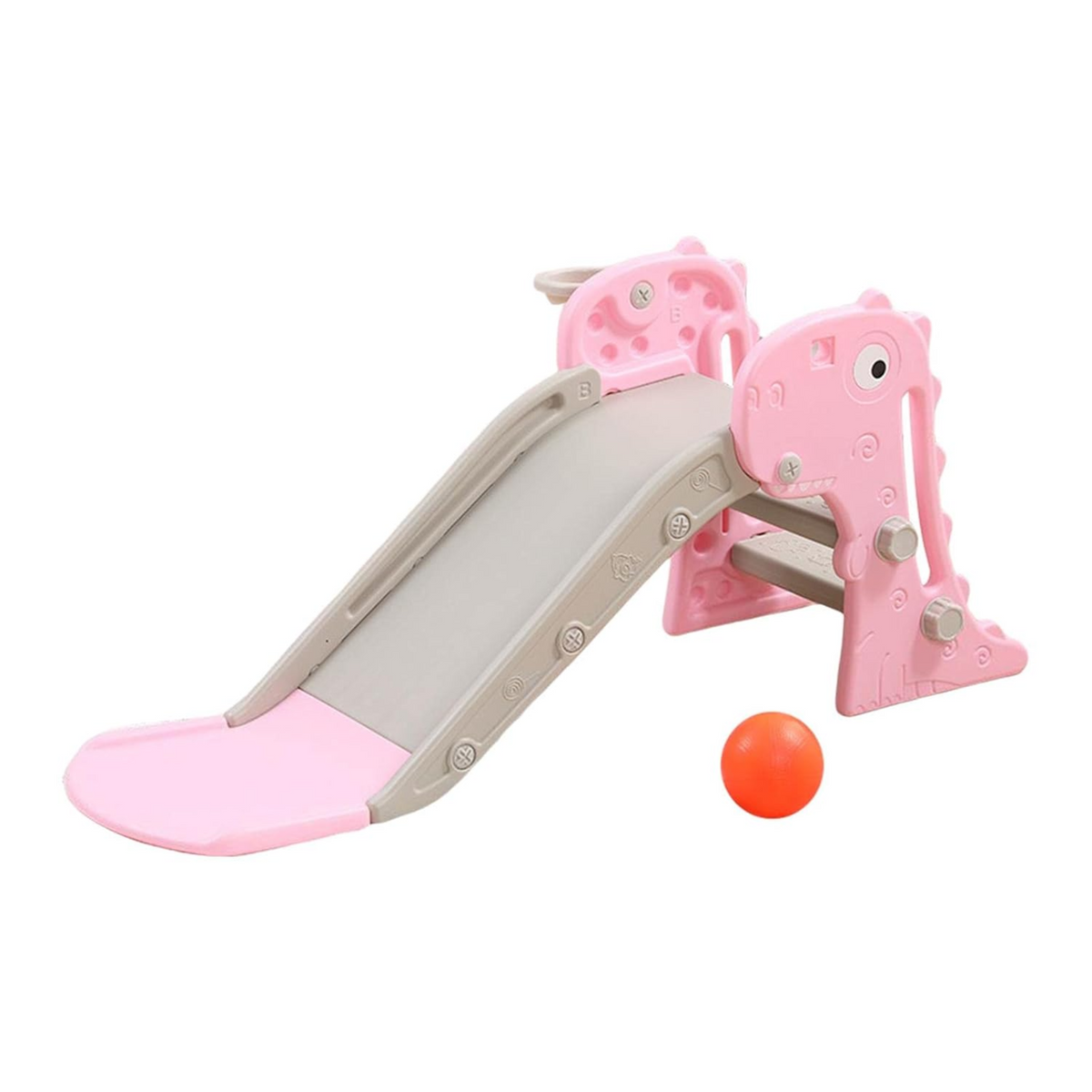 Foldable Kids Baby Toddler Slide With Climbing Step