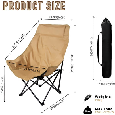 High Back Folding Camping Chair LB-20818