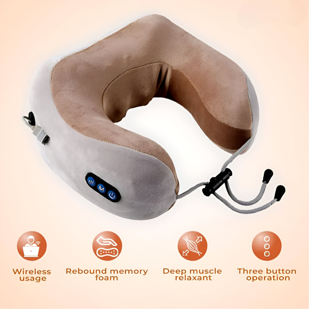 U-Shaped Neck Massage Pillow