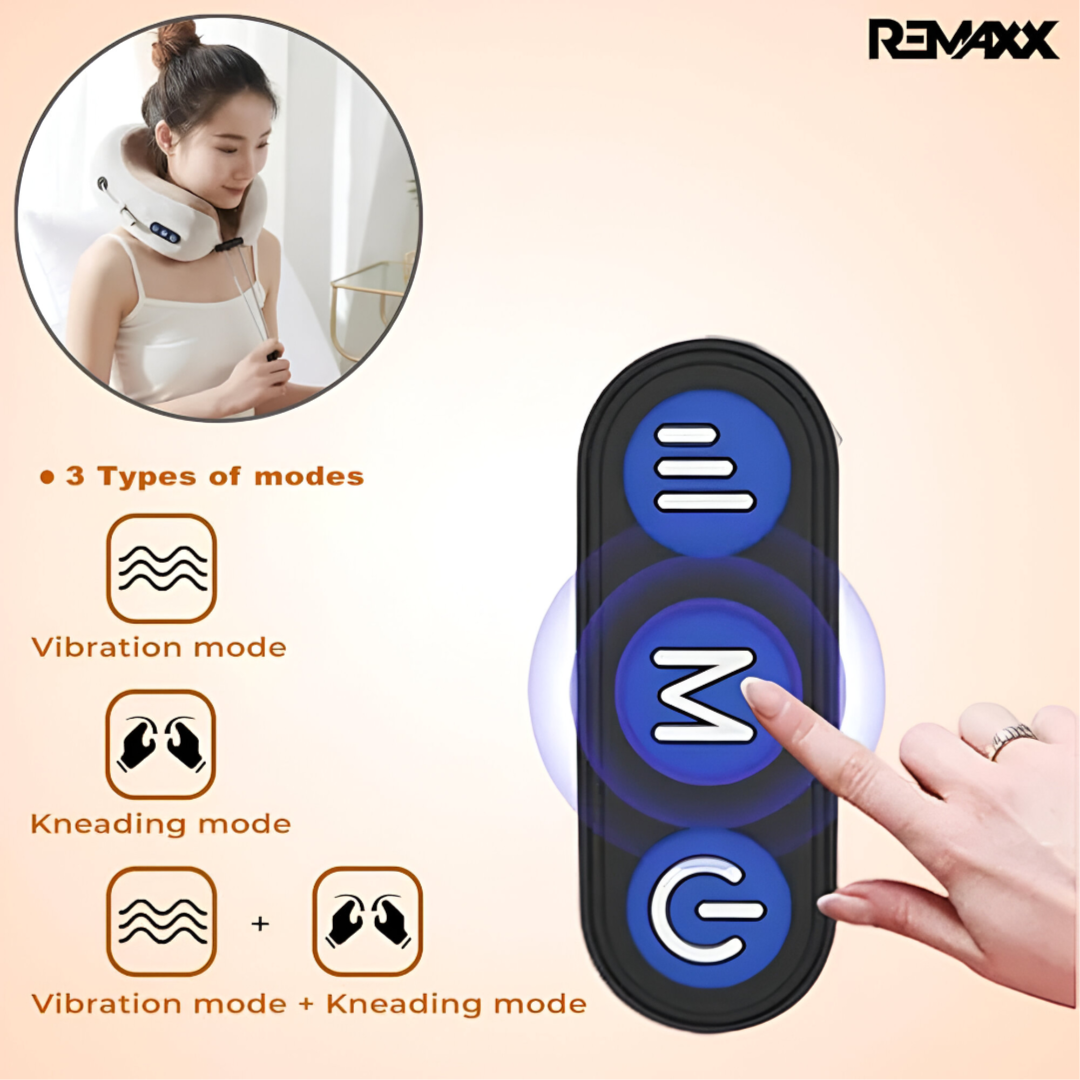 U-Shaped Neck Massage Pillow