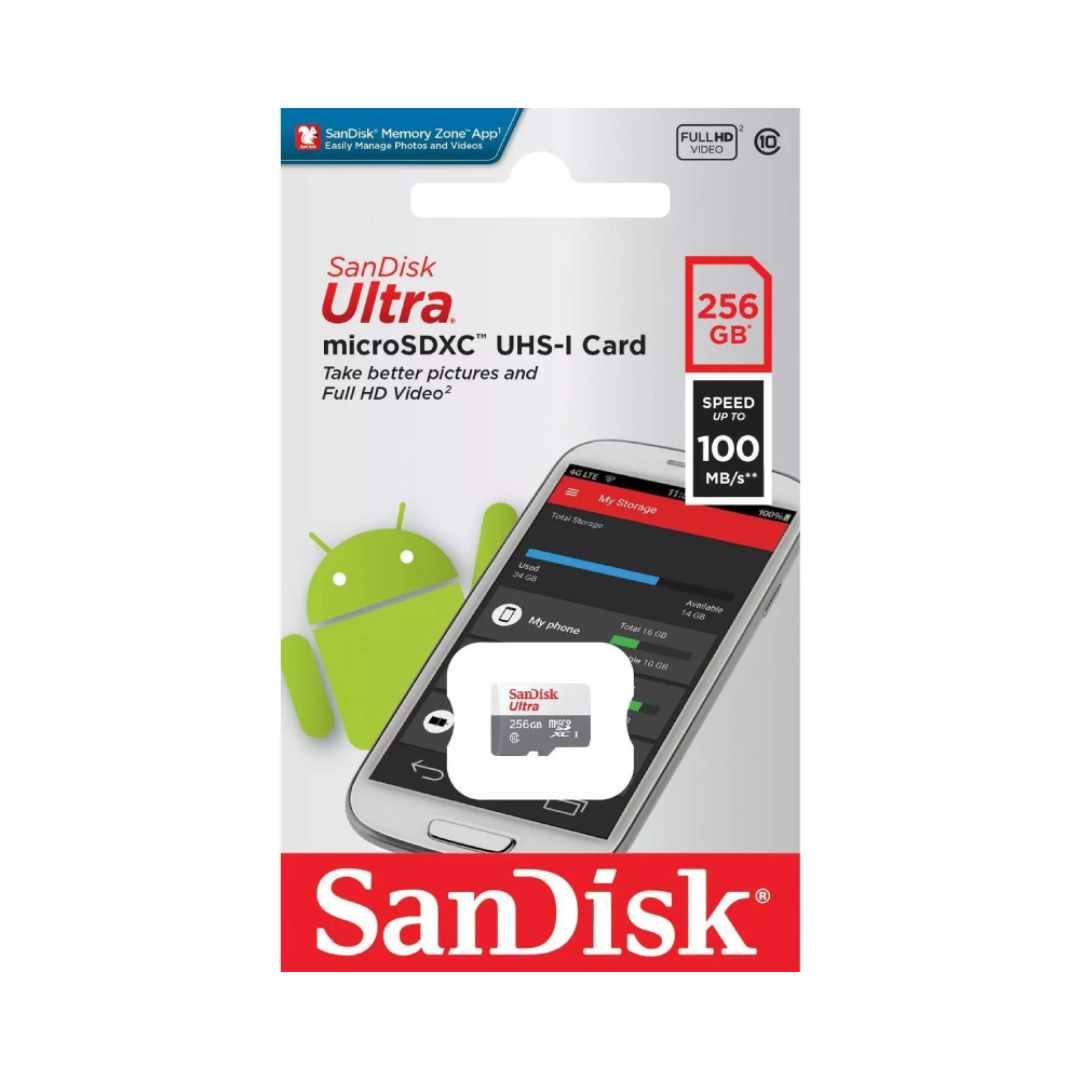 Sandisk Ultra Micro Sdxc Card 256Gb