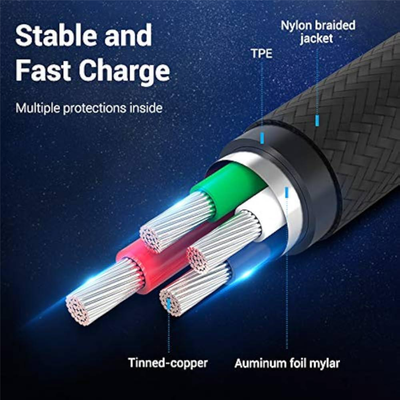 United Micro Usb Cable 3A Nylon
