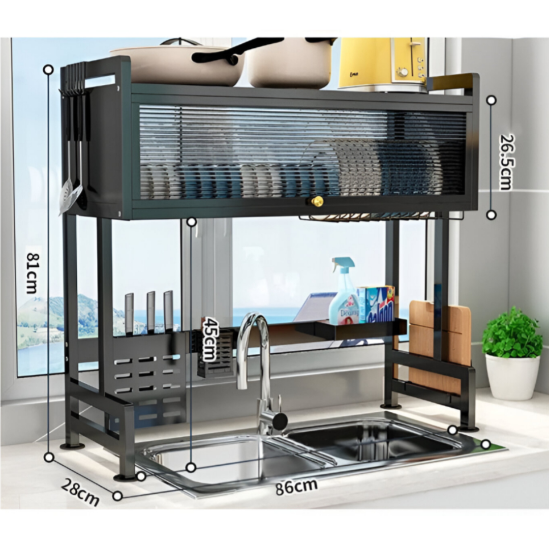 Kitchen Sink Rack With Door