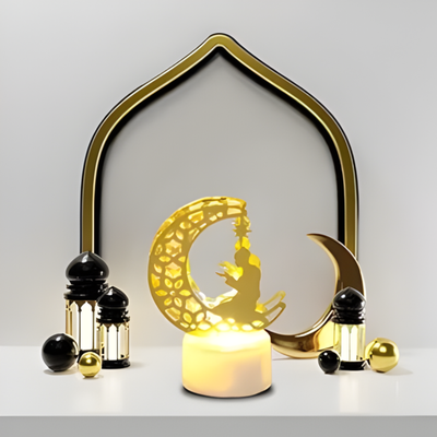 Ramadan LED Candle Light 12 Pcs Set