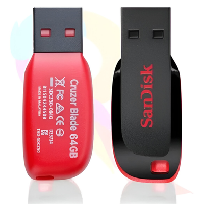 SanDisk Cruzer Blade 64GB USB 2.0 Flash Drive