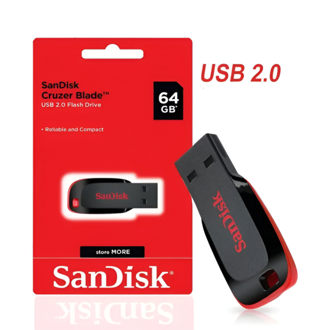 SanDisk Cruzer Blade 64GB USB 2.0 Flash Drive