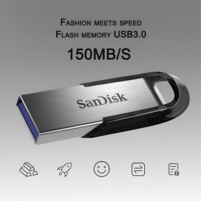 SanDisk 128GB Ultra Flair USB 3.0 Flash Drive