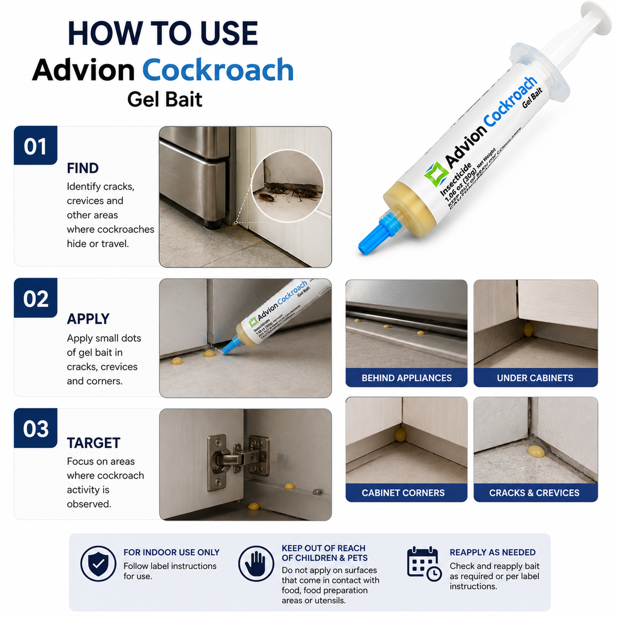 Advion Cockroach Gel Bait