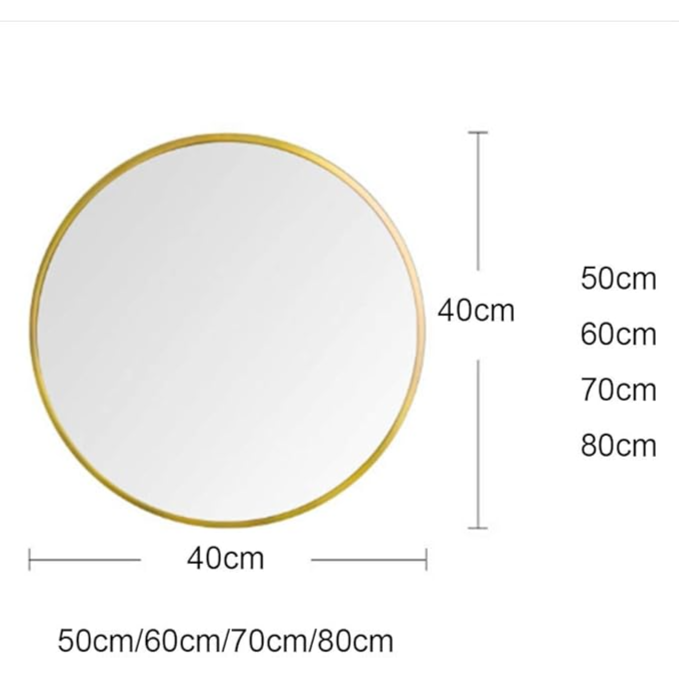 Wall Hanging Mirror Round Shape