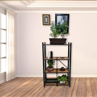 Kitchen Rack 4 layer wooden shelf