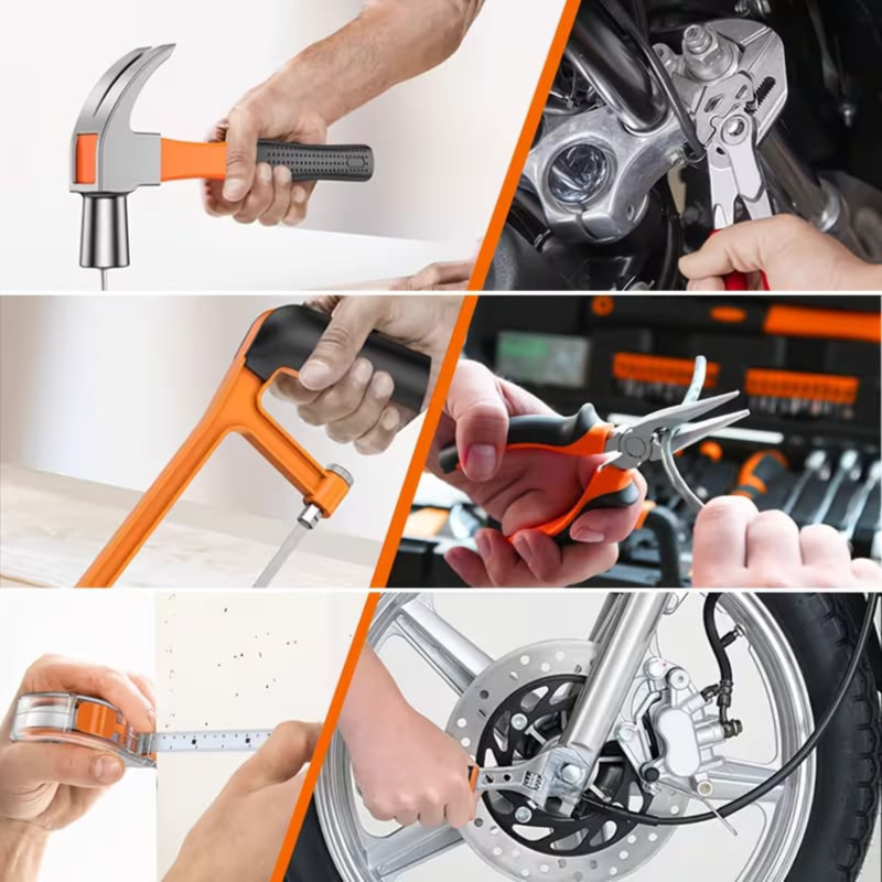 Household Hardware Tool Set Box 46 Pcs