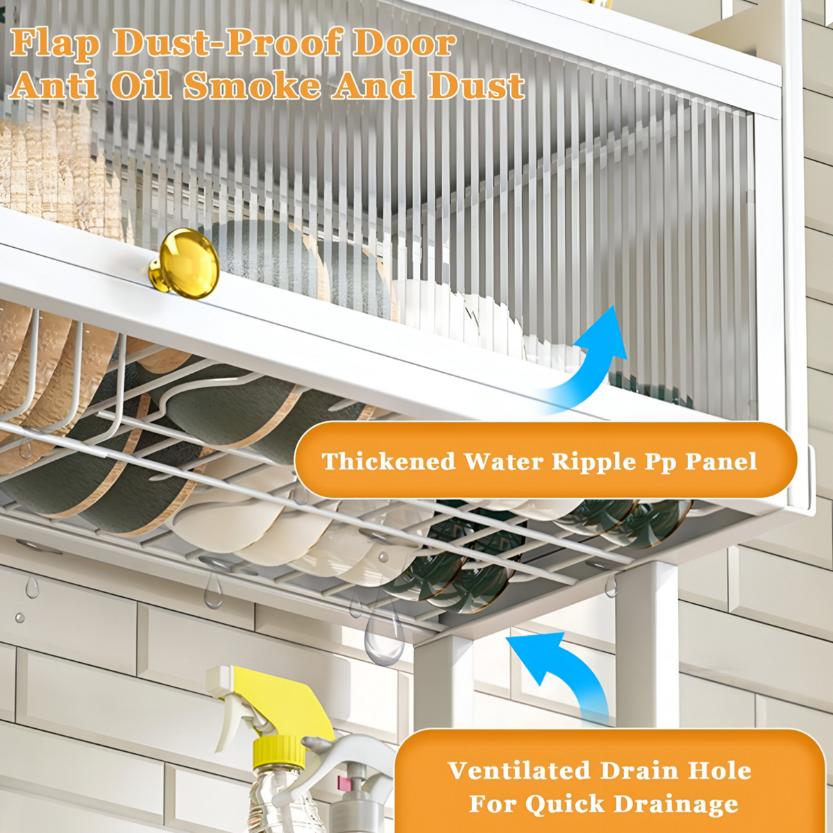 Kitchen Sink Rack With Door