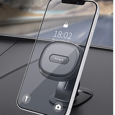 Magnetic 2 In 1 Car Mount Mobile Holder Six Rubidium