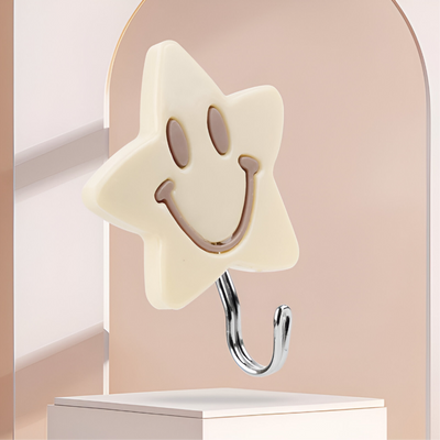 Multipurpose smiley wall hook