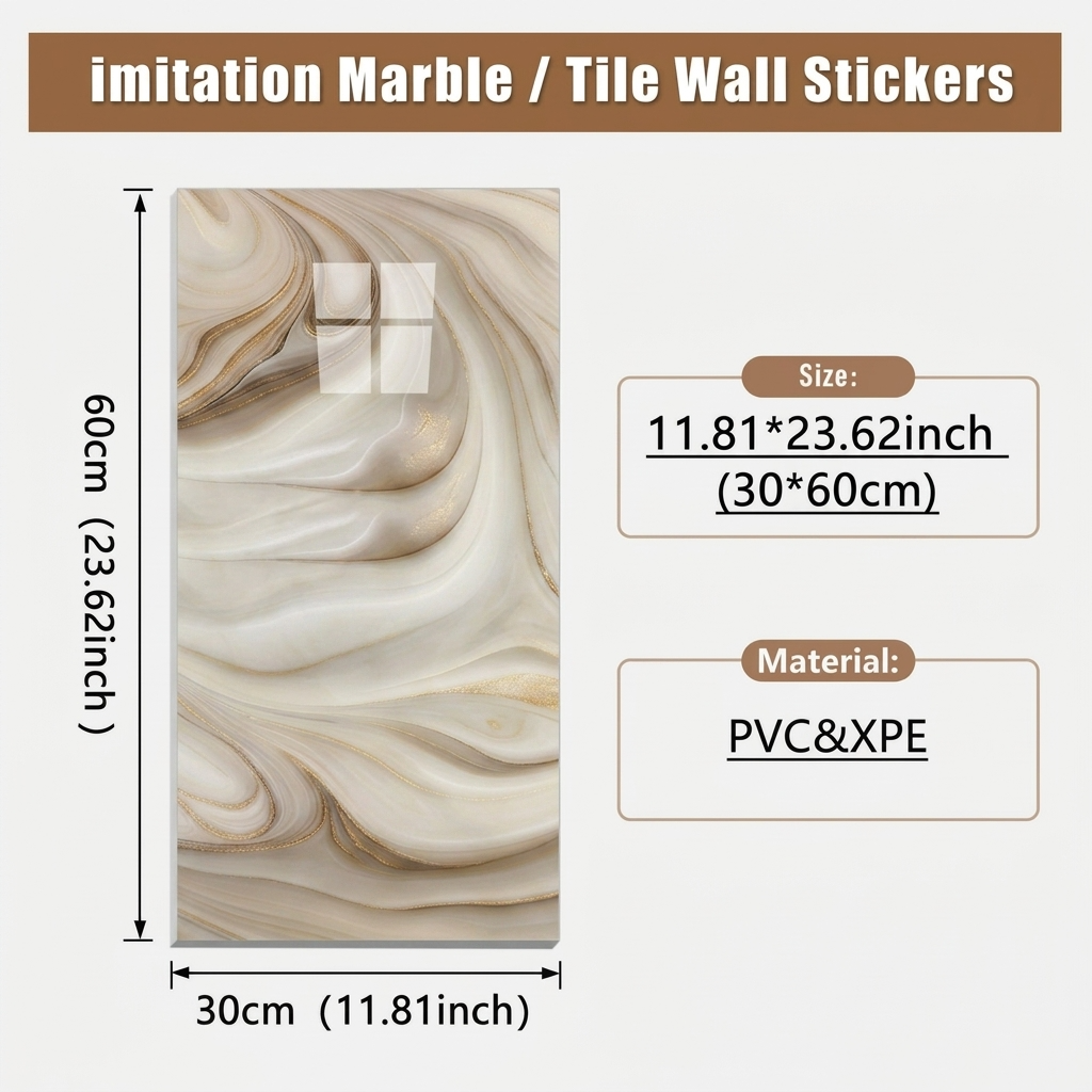 Wall Decor Self Adhesive Sticker 10 Pcs Set