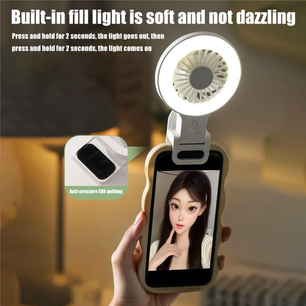 Cell Phone Clip Fan