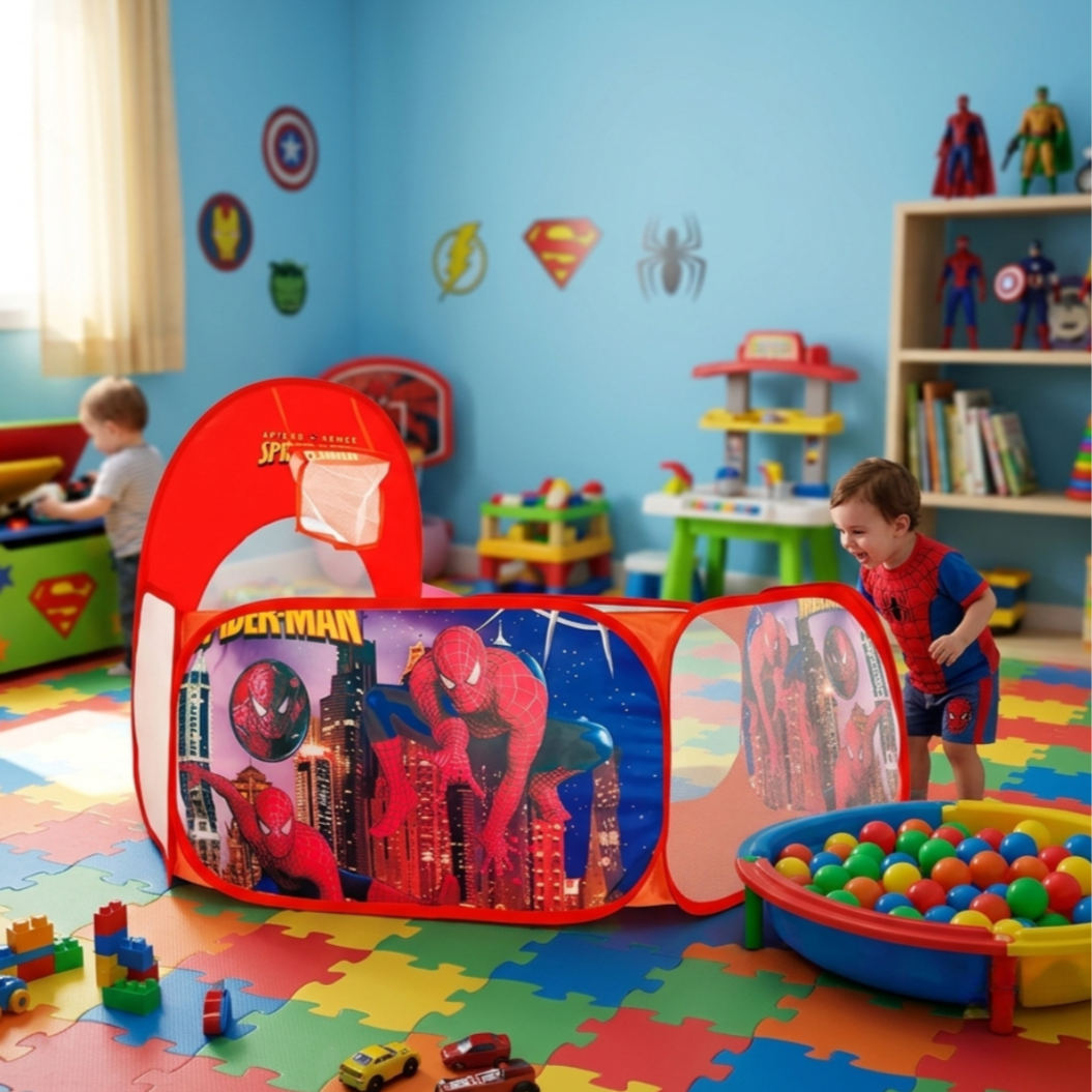 Spiderman Indoor & Outdoor Kids Play Tent With 50 Balls