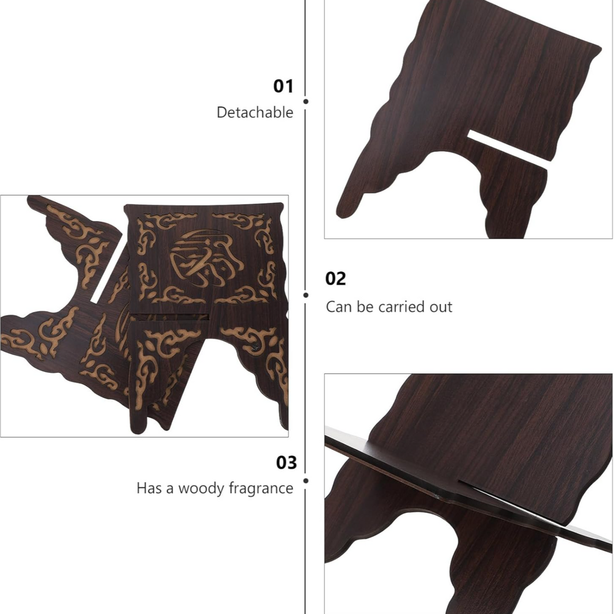 Holy Quran Holder Stand Wooden